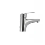 Смеситель для умывальника Haiba Magic 001 с черной ручкой (HB0661)