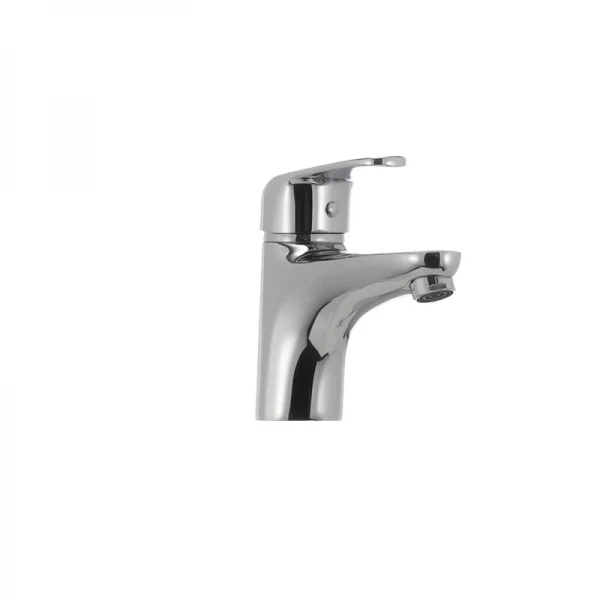 Смеситель для умывальника Haiba Magic 001 с черной ручкой (HB0661)