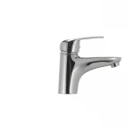 Смеситель для умывальника Haiba Magic 001 с черной ручкой (HB0661)