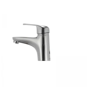 Смеситель для умывальника Haiba Magic 001 с черной ручкой (HB0661)