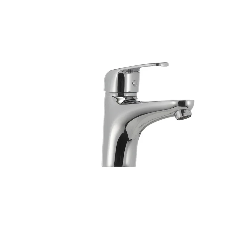 Смеситель для умывальника Haiba Magic 001 с синей ручкой (HB0662)