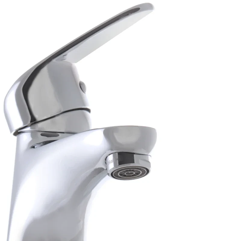 Смеситель для умывальника Haiba Magic 001 с синей ручкой (HB0662)