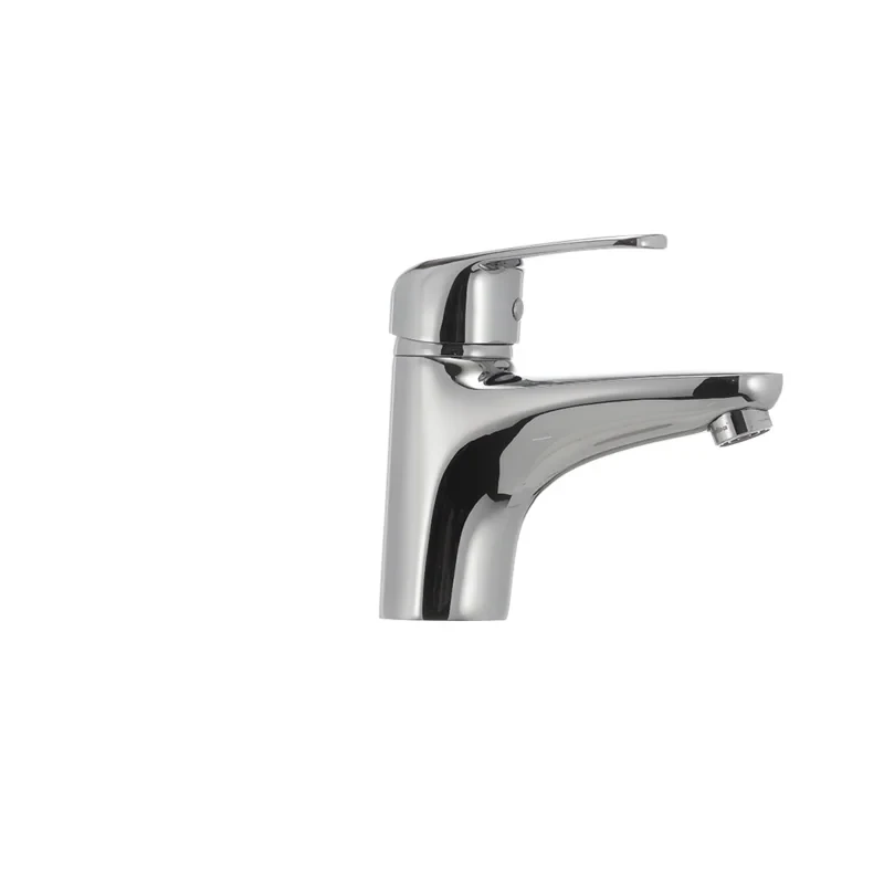 Смеситель для умывальника Haiba Magic 001 с синей ручкой (HB0662)