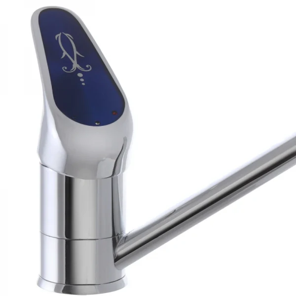 Смеситель для кухни Haiba Magic 004 с синей ручкой (HB0664)