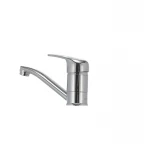 Смеситель для умывальника Haiba Magic 004 с серой ручкой (излив 15 см) (HB0665)