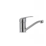 Смеситель для умывальника Haiba Magic 004 с серой ручкой (излив 15 см) (HB0665)