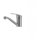 Смеситель для умывальника Haiba Magic 004 с серой ручкой (излив 15 см) (HB0665)