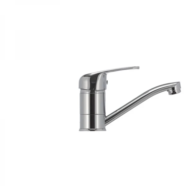 Смеситель для умывальника Haiba Magic 004 с серой ручкой (излив 15 см) (HB0665)