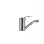 Смеситель для умывальника Haiba Magic 004 с серой ручкой (излив 15 см) (HB0665)