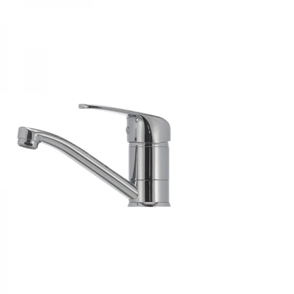 Смеситель для умывальника Haiba Magic 004 с серой ручкой (излив 15 см) (HB0665)