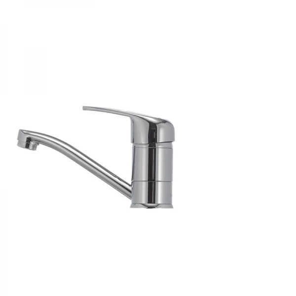 Смеситель для умывальника Haiba Magic 004 с серой ручкой (излив 15 см) (HB0665)