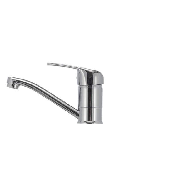 Смеситель для умывальника Haiba Magic 004 с серой ручкой (излив 15 см) (HB0665)