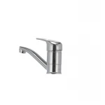 Смеситель для умывальника Haiba Magic 004 с серой ручкой (излив 15 см) (HB0665)