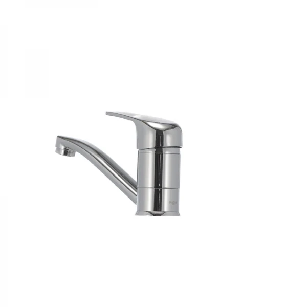 Смеситель для умывальника Haiba Magic 004 с серой ручкой (излив 15 см) (HB0665)