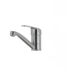 Смеситель для умывальника Haiba Magic 004 с серой ручкой (излив 15 см) (HB0665)