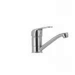 Смеситель для умывальника Haiba Magic 004 с серой ручкой (излив 15 см) (HB0665)