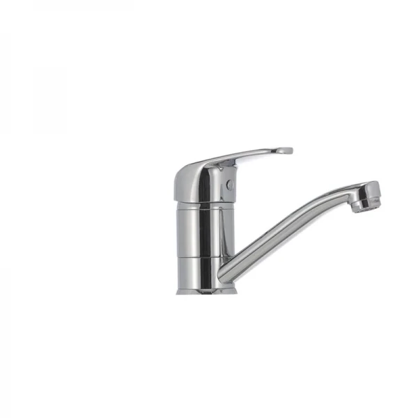 Смеситель для умывальника Haiba Magic 004 с серой ручкой (излив 15 см) (HB0665)