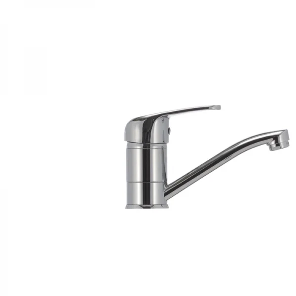 Смеситель для умывальника Haiba Magic 004 с серой ручкой (излив 15 см) (HB0665)