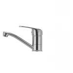 Смеситель для умывальника Haiba Magic 004 с серой ручкой (излив 15 см) (HB0665)