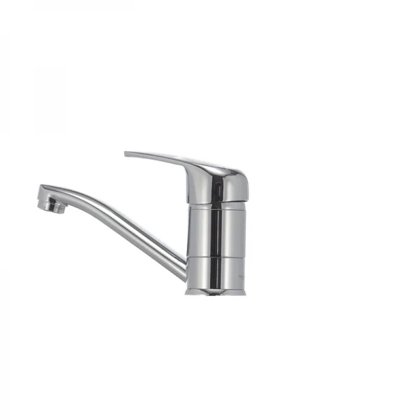 Смеситель для умывальника Haiba Magic 004 с серой ручкой (излив 15 см) (HB0665)