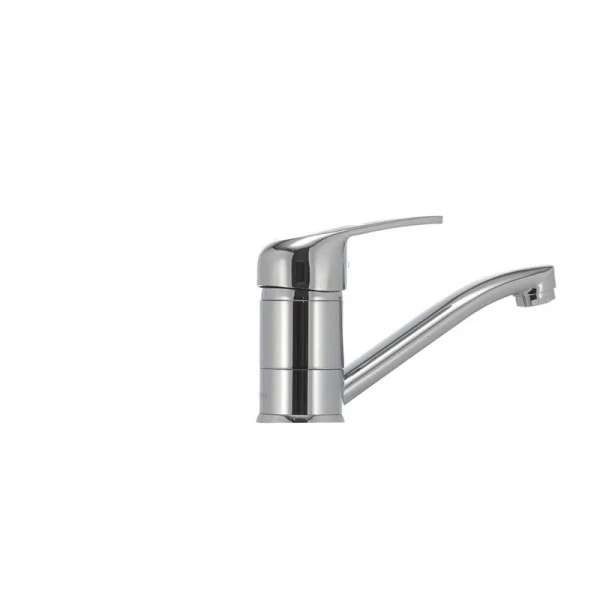 Смеситель для умывальника Haiba Magic 004 с серой ручкой (излив 15 см) (HB0665)