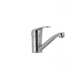 Смеситель для умывальника Haiba Magic 004 с серой ручкой (излив 15 см) (HB0665)