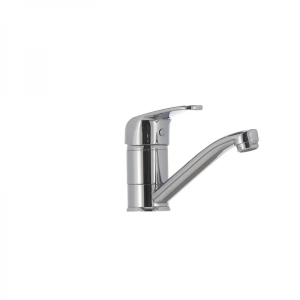 Смеситель для умывальника Haiba Magic 004 с серой ручкой (излив 15 см) (HB0665)