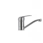 Смеситель для умывальника Haiba Magic 004 с серой ручкой (излив 15 см) (HB0665)