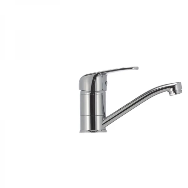 Смеситель для умывальника Haiba Magic 004 с серой ручкой (излив 15 см) (HB0665)