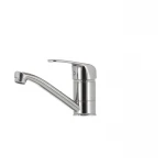 Смеситель для умывальника Haiba Magic 004 с синей ручкой (излив 15 см) (HB0666)