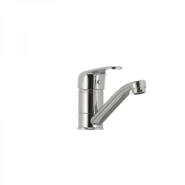 Смеситель для умывальника Haiba Magic 004 с синей ручкой (излив 15 см) (HB0666)