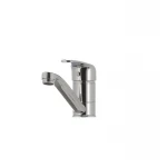 Смеситель для умывальника Haiba Magic 004 с синей ручкой (излив 15 см) (HB0666)