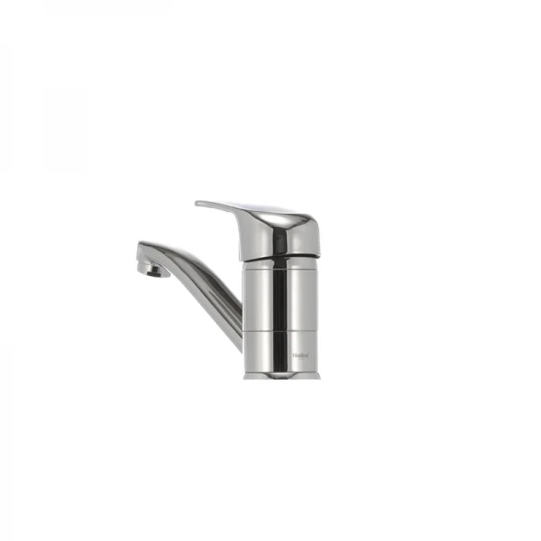 Смеситель для умывальника Haiba Magic 004 с синей ручкой (излив 15 см) (HB0666)