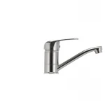 Смеситель для умывальника Haiba Magic 004 с синей ручкой (излив 15 см) (HB0666)