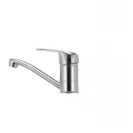 Смеситель для умывальника Haiba Magic 004 с синей ручкой (излив 15 см) (HB0666)