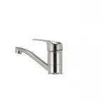 Смеситель для умывальника Haiba Magic 004 с синей ручкой (излив 15 см) (HB0666)