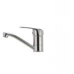 Смеситель для умывальника Haiba Magic 004 с синей ручкой (излив 15 см) (HB0666)