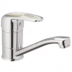 Змішувач для умивальника Haiba Magic 555 (15 см) з сіркою ручкою (HB0670)