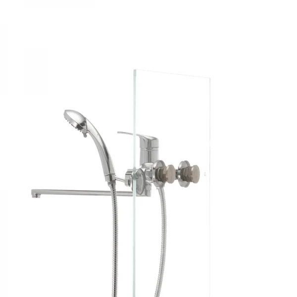 Смеситель для ванны Haiba Magic 006 с черной ручкой (HB0674)