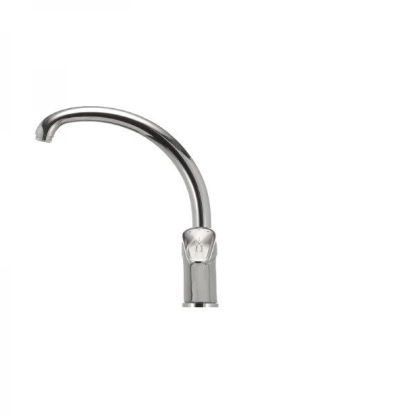 Смеситель для кухни Haiba Magic 011 с серой ручкой (HB0675)