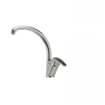 Смеситель для кухни Haiba Magic 011 с черной ручкой (HB0676)