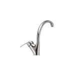 Смеситель для кухни Haiba Magic 011 с черной ручкой (HB0676)