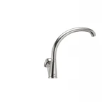 Смеситель для кухни Haiba Magic 011 с черной ручкой (HB0676)