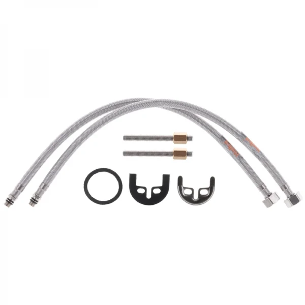 Смеситель для кухни Haiba Magic 011 с черной ручкой (HB0676)