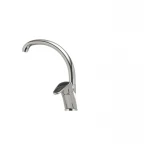 Смеситель для кухни Haiba Magic 011 с черной ручкой (HB0676)