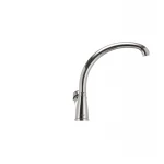 Смеситель для кухни Haiba Magic 011 с черной ручкой (HB0676)