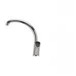 Смеситель для кухни Haiba Magic 011 с черной ручкой (HB0676)