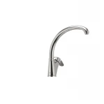 Смеситель для кухни Haiba Magic 011 с черной ручкой (HB0676)