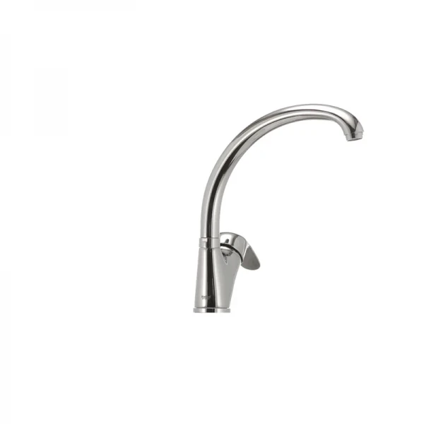 Смеситель для кухни Haiba Magic 011 с черной ручкой (HB0676)