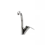 Смеситель для кухни Haiba Magic 011 с черной ручкой (HB0676)